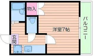 ハイツグレース【1階】の間取り