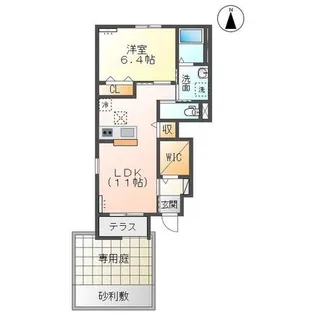サンセリテ【1階】の間取り