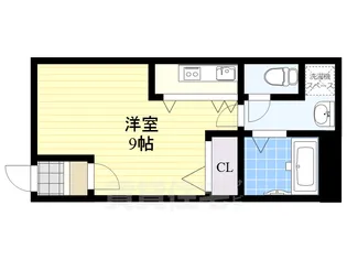 大宝北天満ロイヤルハイツ【1階】の間取り