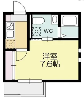 グランツ青葉【1階】の間取り