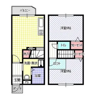 TOWAメゾン【1階】の間取り