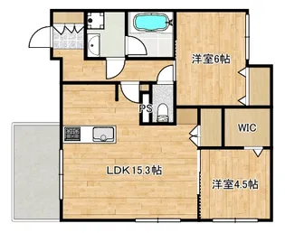 アノイエ 東棟【1階】の間取り