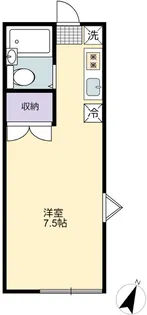 パークハイツ【2階】の間取り