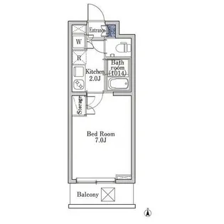 ラクラス学芸大学【4階】の間取り