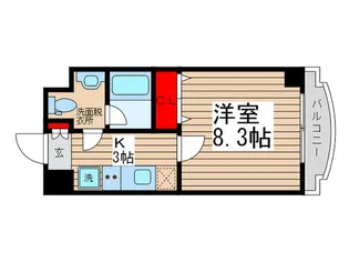 ボヌ-ル大久保【3階】の間取り