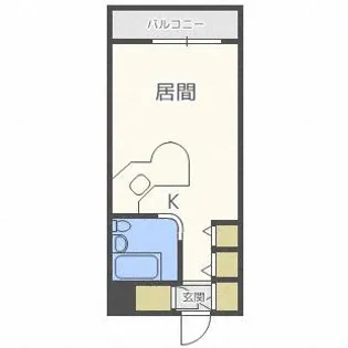 ラ・パルフェ・ド・札幌【4階】の間取り
