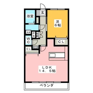 ハイツ伊藤【3階】の間取り