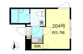 プリムローズ大森【2階】の間取り