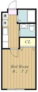 グリーンテラス相模大野【1階】の間取り