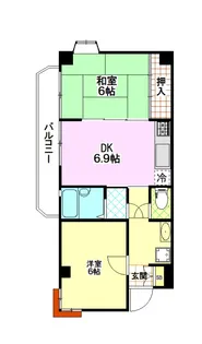 ブリリアントハイツ【4階】の間取り