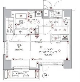 レアライズ浅草【8階】の間取り