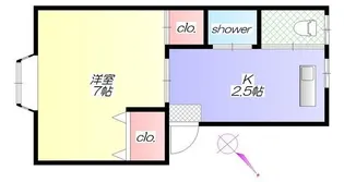 かとれや館【2階】の間取り