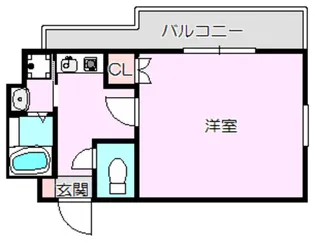 CREATO新大阪Serenity【6階】の間取り