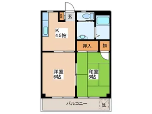 グレ-ス ハイツ【3階】の間取り