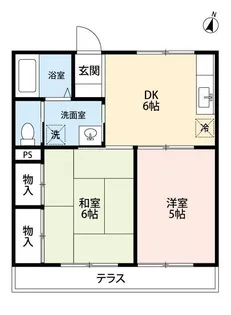 メゾン・ド・ファミーユ【1階】の間取り