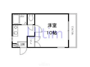 サンライズA【1階】の間取り