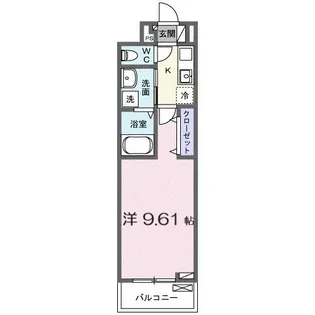 ル・ボワ【2階】の間取り