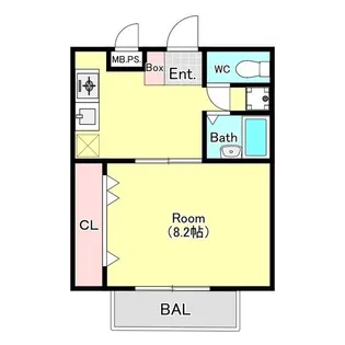 ソレイユ市川【2階】の間取り