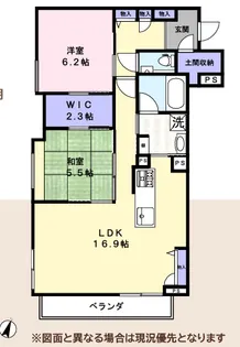 ラ・メゾン・カノン桜木町【3階】の間取り