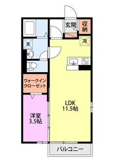 セジュールNOZOMI【2階】の間取り
