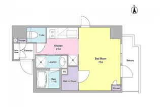 コンフォリア三田トロワ【5階】の間取り