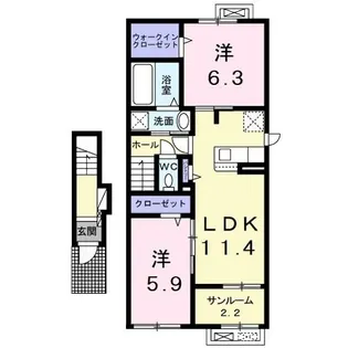 PATH【2階】の間取り