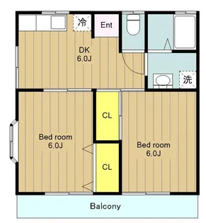 マルベリーハイツ【2階】の間取り