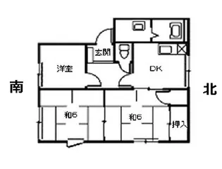 グリーンプラザ城東 B【2階】の間取り