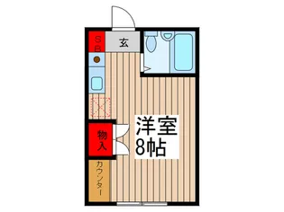 クリスタルハウス.【2階】の間取り