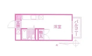 エステートピア中山【2階】の間取り