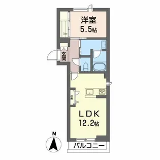FLAT太田町【1階】の間取り