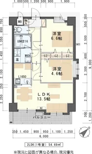 しゃとれ利府【6階】の間取り