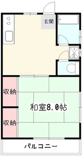 カーサ野崎【1階】の間取り