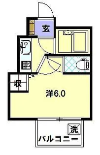 パークサイドひらの【2階】の間取り