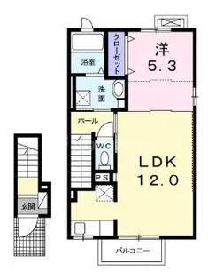 コンフォートC【2階】の間取り