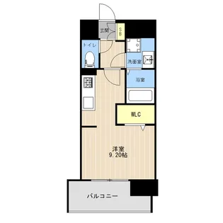 LIBTH新水前寺【8階】の間取り