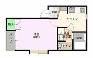 イーストヒルI【2階】の間取り