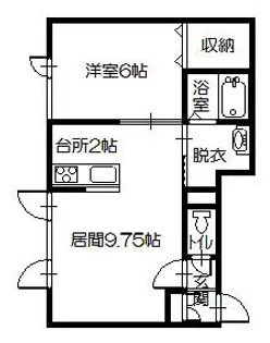 コンフォート・ネオII【2階】の間取り