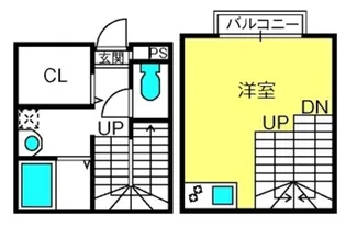 クレア堀崎町【2階】の間取り