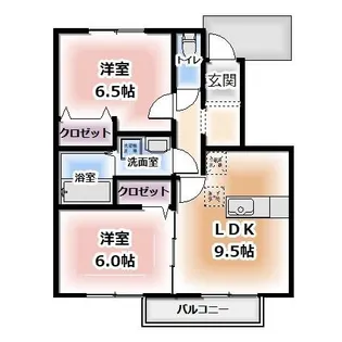 UWATTE HILLS D【1階】の間取り