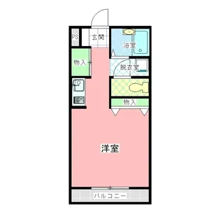 スケガワビル【2階】の間取り