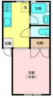 青木葉ハイツ1【2階】の間取り