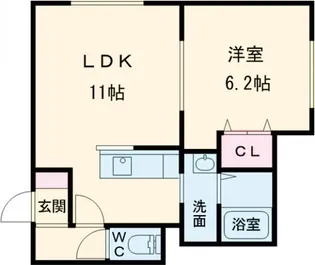 サンセット【1階】の間取り