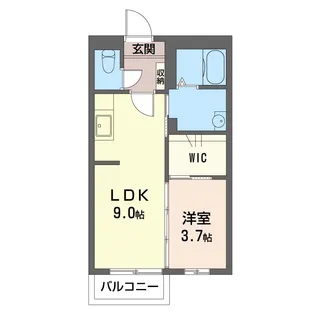 アストール C【2階】の間取り