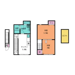 メゾン・ド・フレール要町【2階】の間取り
