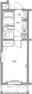エアスパシオ西高島平【2階】の間取り