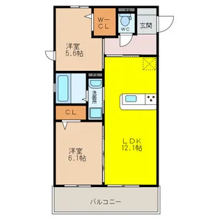 メゾン・ド・TAX VII【2階】の間取り