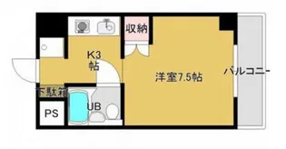 バザレビル【2階】の間取り