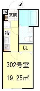 CFジオーレ北綾瀬テラス【3階】の間取り