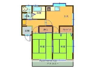 ガルデンハイツ【2階】の間取り